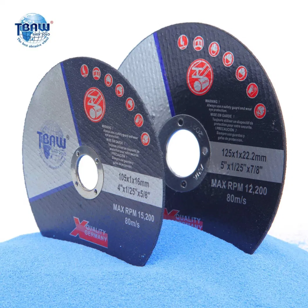 5inch Ultra Thin Inox Cutting Wheel with Non-Woven Fiber Cutting Disc 125*1.0*22mm