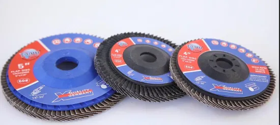 China Manufacturer 4 Inch Steel Polishing for Power Tools Abrasive Calcined Aluminium Flap Disc